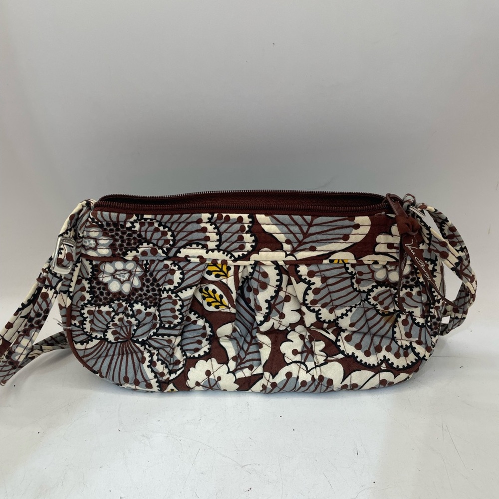 Vera Bradley Brown Floral Women's purse - Picture 5 of 7